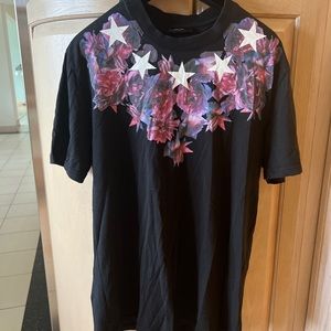 Givenchy Floral Stars Graphic T Shirt